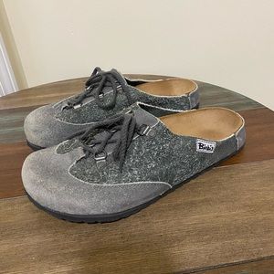 Blue/Gray Birkenstock Birki’s Slip On Clogs